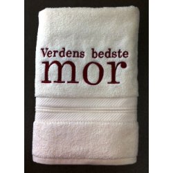 Floringo Profi Star badehndklde 70 x 140 cm med navnebroderi eller tekst