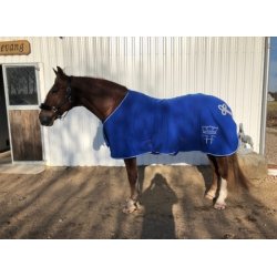 QHP Fleeced�kken i kongebl� med paradesl�jfe og frontklap