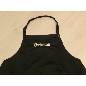 Forklde med smk inkl. tekstbroderi