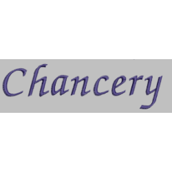 Tekstbrodering p side af underlag 