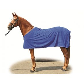 HKM fleeced�kken kornbl� med tynd guldpipe KUN 155 CM