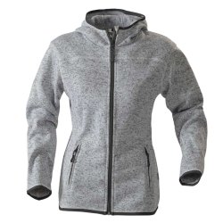 James Harvest cardigan i strik med h�tte UDSALG SPAR KR. 150,-