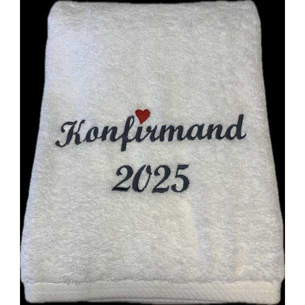 Konfirmand badehndklde