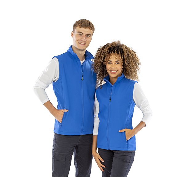 RT kongebl recycled softshell vest 