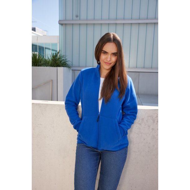 JN1321 bonded fleecejakke kongebl� i dame- og herremodel