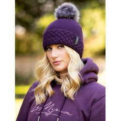 LeMieux Lola strikhue med kvast i fake fur