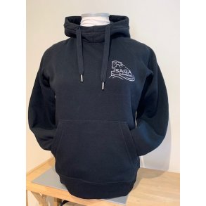 Hoodie med Saga Svb. logo p� venstre bryst