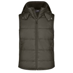 JN Padded vest med aftagelig h�tte inkl. SVR logo venstre bryst - DAME og HERRE MODEL