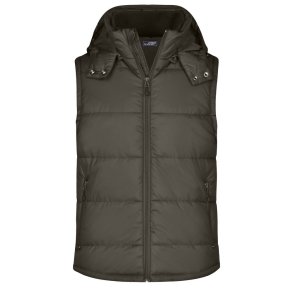 JN Padded vest med aftagelig h�tte inkl. SVR logo venstre bryst - DAME og HERRE MODEL