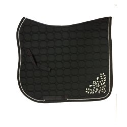 Octagon Judy sadelunderlag med flot broderet motiv med indsatte sten. RESTSALG