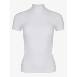 LeMieux Olivia stvnebluse HVID kort rme TILBUD -40%