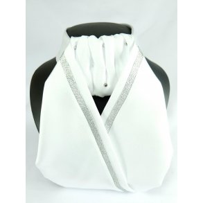 ShowQuest plastron model Zara slv med swarovskisten